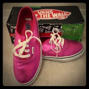 Metallic Pink Vans